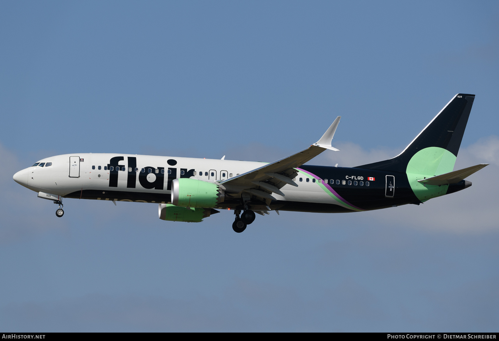 Aircraft Photo of C-FLGD | Boeing 737-8 Max 8 | Flair Airlines | AirHistory.net #722169