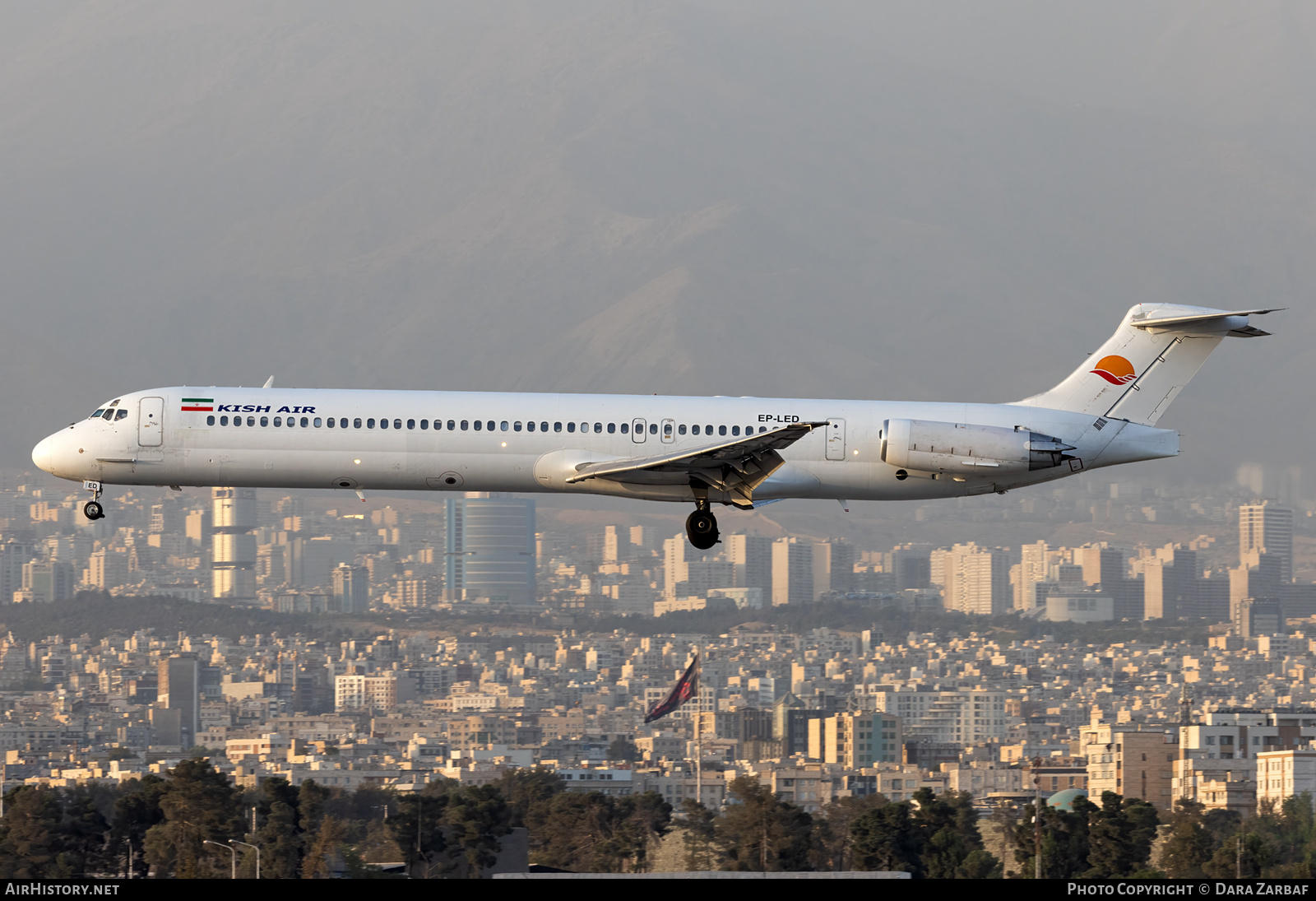 Aircraft Photo of EP-LED | McDonnell Douglas MD-82 (DC-9-82) | Kish Air | AirHistory.net #722172