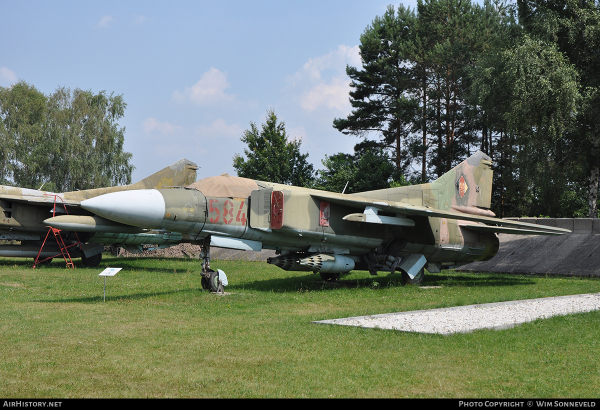 Aircraft Photo of 584 | Mikoyan-Gurevich MiG-23MF | East Germany - Air Force | AirHistory.net #722205