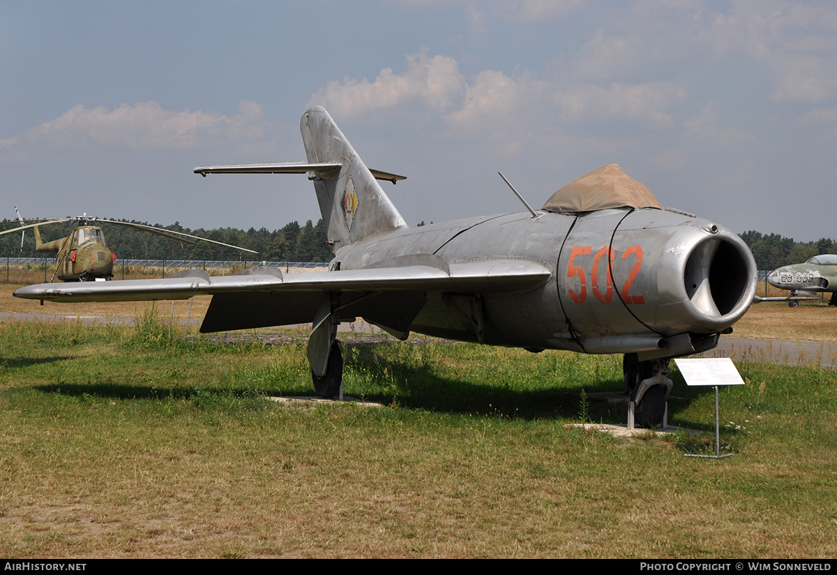 Aircraft Photo of 502 | PZL-Mielec Lim-5 (MiG-17F) | East Germany - Air Force | AirHistory.net #722208