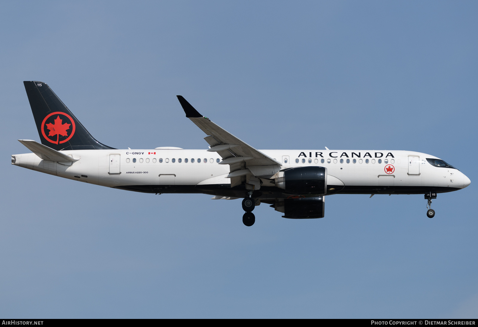 Aircraft Photo of C-GNGV | Airbus A220-371 (BD-500-1A11) | Air Canada | AirHistory.net #722221