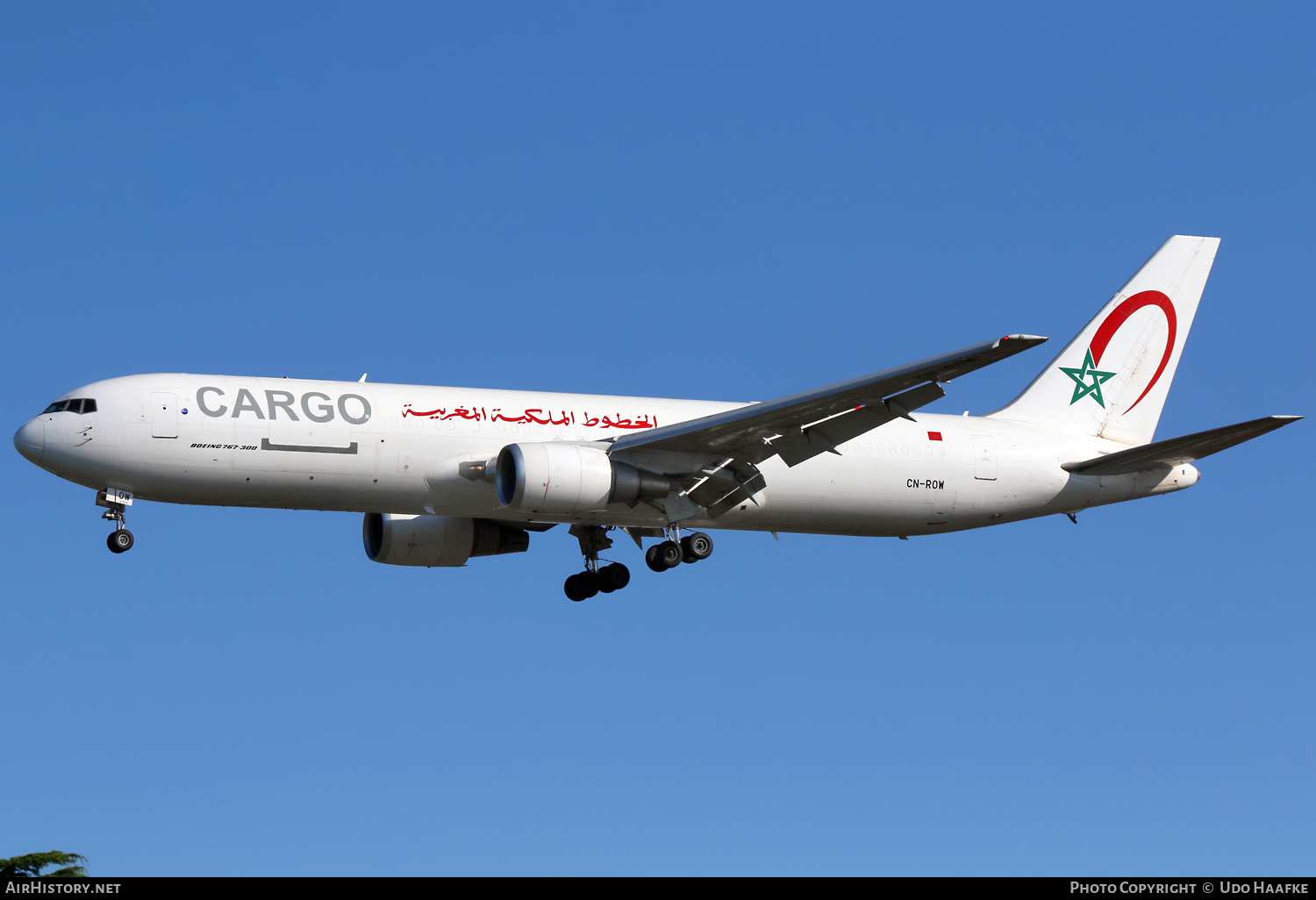 Aircraft Photo of CN-ROW | Boeing 767-343/ER(F) | Royal Air Maroc - RAM Cargo | AirHistory.net #722265
