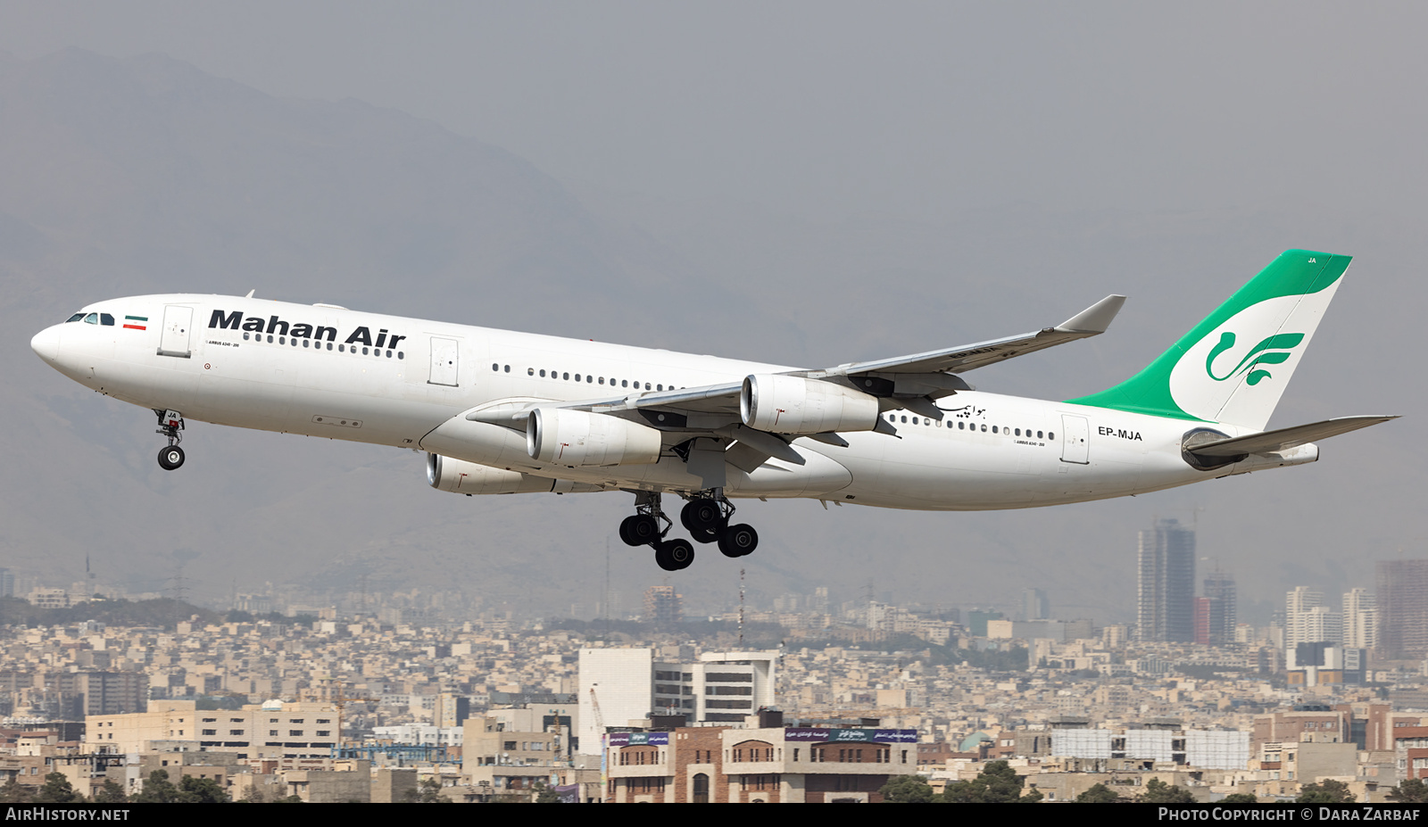 Aircraft Photo of EP-MJA | Airbus A340-212 | Mahan Air | AirHistory.net #722270