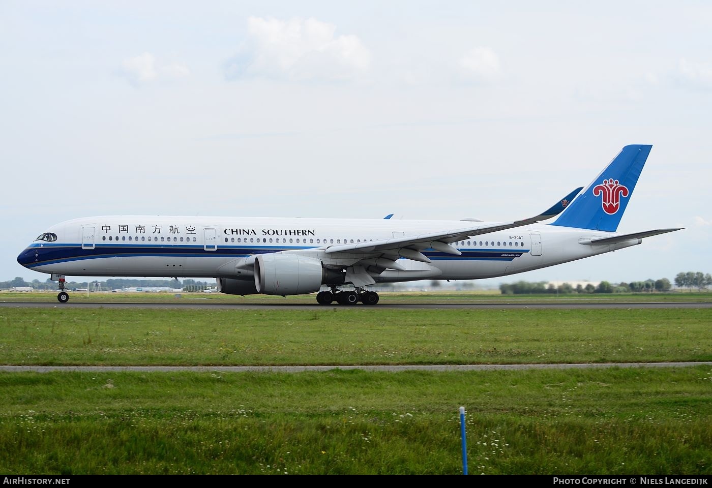 Aircraft Photo of B-308T | Airbus A350-941 | China Southern Airlines | AirHistory.net #722283