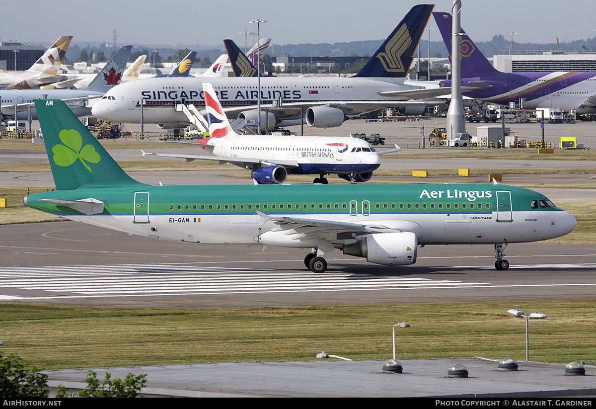 Aircraft Photo of EI-GAM | Airbus A320-214 | Aer Lingus | AirHistory.net #722287