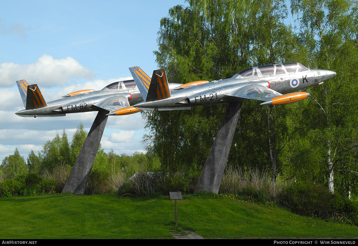 Aircraft Photo of FM-21 | Fouga CM-170R Magister | Finland - Air Force | AirHistory.net #722319
