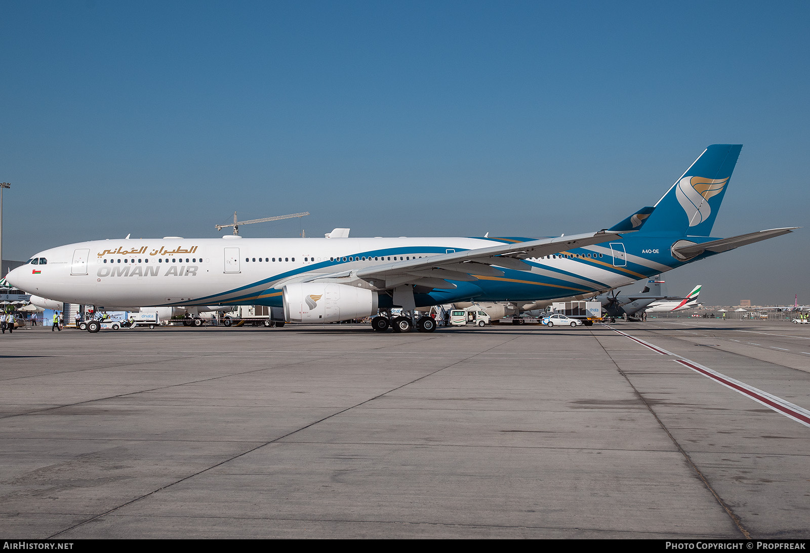 Aircraft Photo of A4O-DE | Airbus A330-343 | Oman Air | AirHistory.net #722328