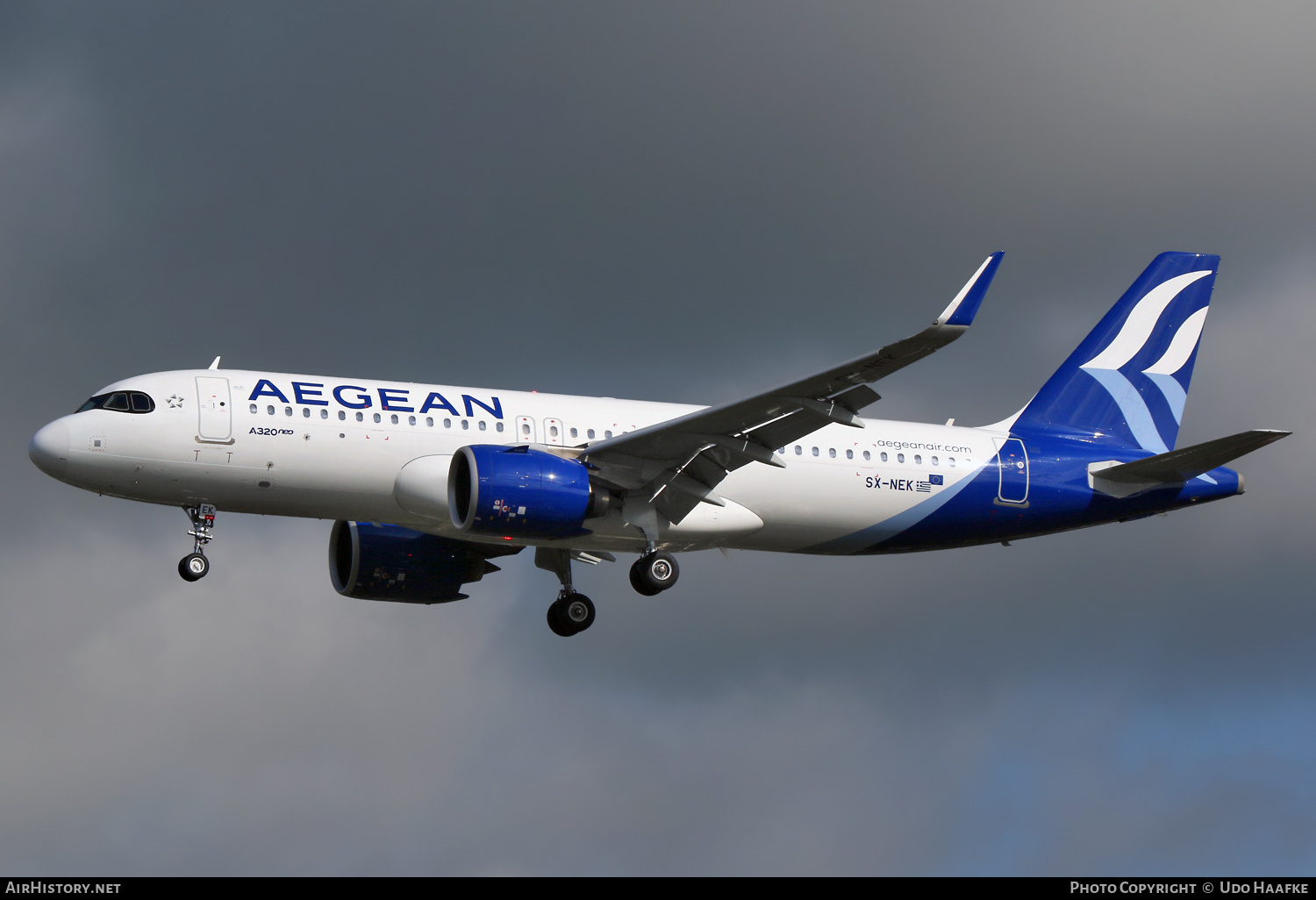 Aircraft Photo of SX-NEK | Airbus A320-271N | Aegean Airlines | AirHistory.net #722333