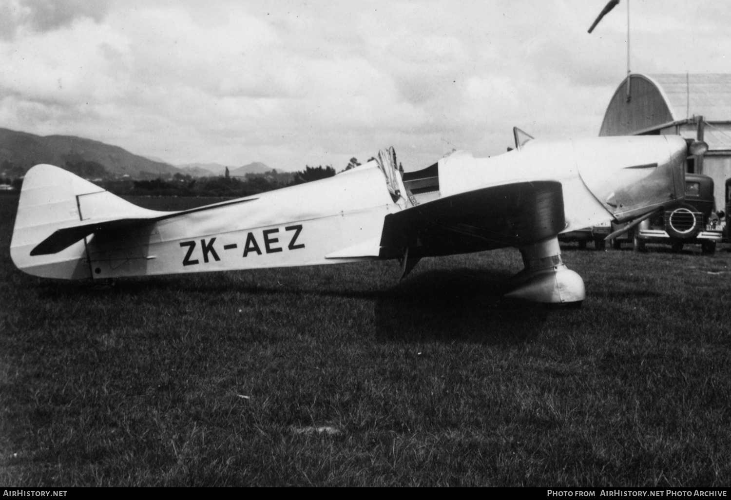 Aircraft Photo of ZK-AEZ | Miles M.14A Hawk Trainer 3 | AirHistory.net #722339