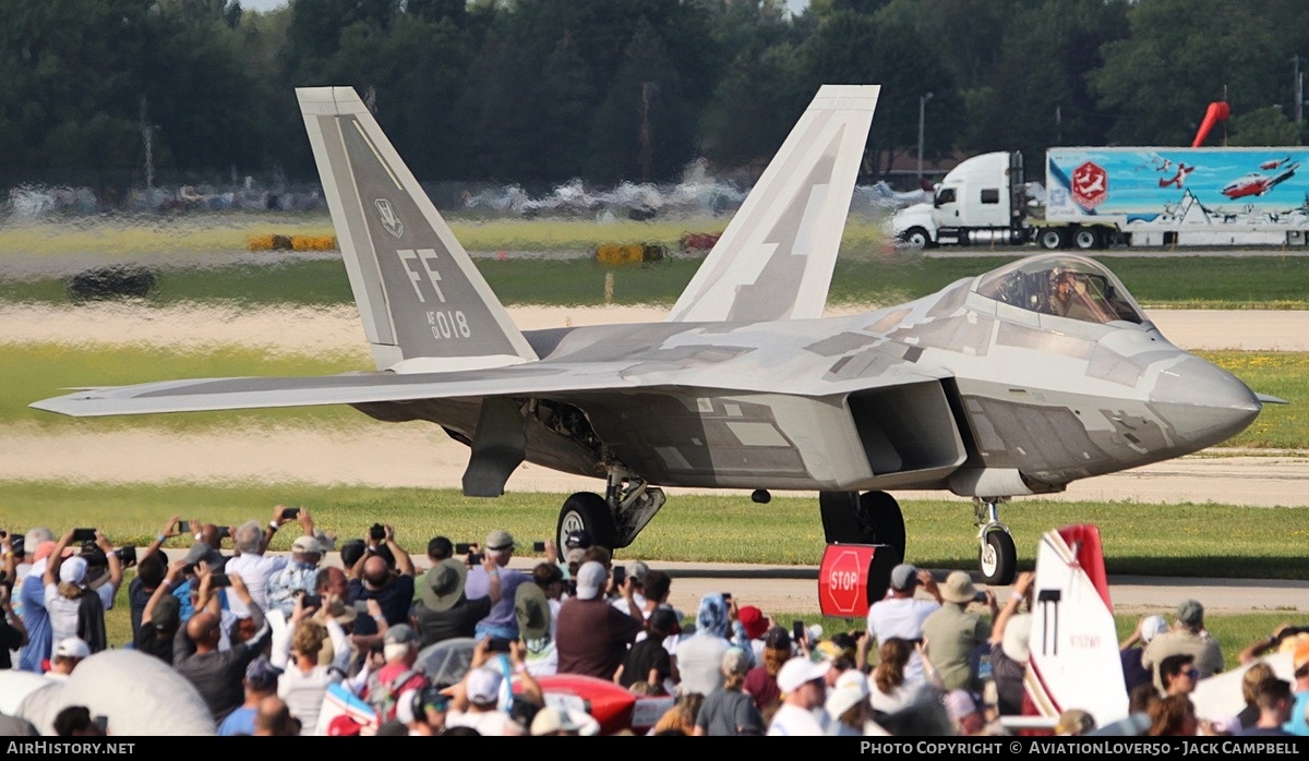 Aircraft Photo of 01-4018 / AF01-018 | Lockheed Martin F-22A Raptor | USA - Air Force | AirHistory.net #722344