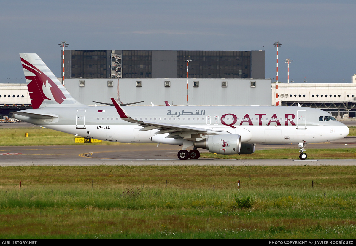 Aircraft Photo of A7-LAG | Airbus A320-214 | Qatar Airways | AirHistory.net #722349