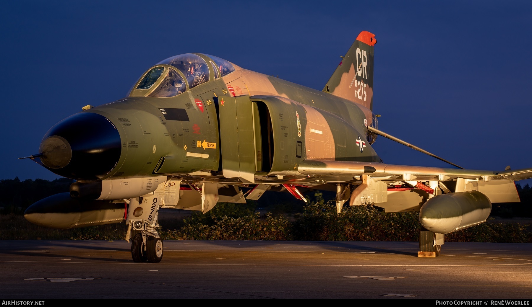Aircraft Photo of 67-0275 / AF67-275 | McDonnell Douglas F-4E Phantom II | USA - Air Force | AirHistory.net #722377