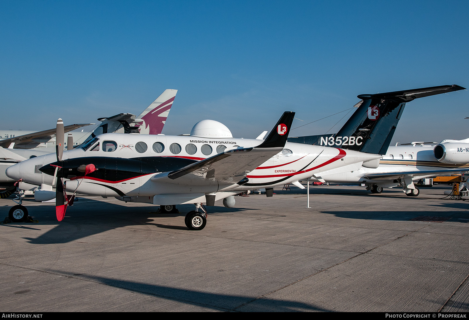 Aircraft Photo of N352BC | Raytheon 350 King Air (B300) | L3 Technologies | AirHistory.net #722389
