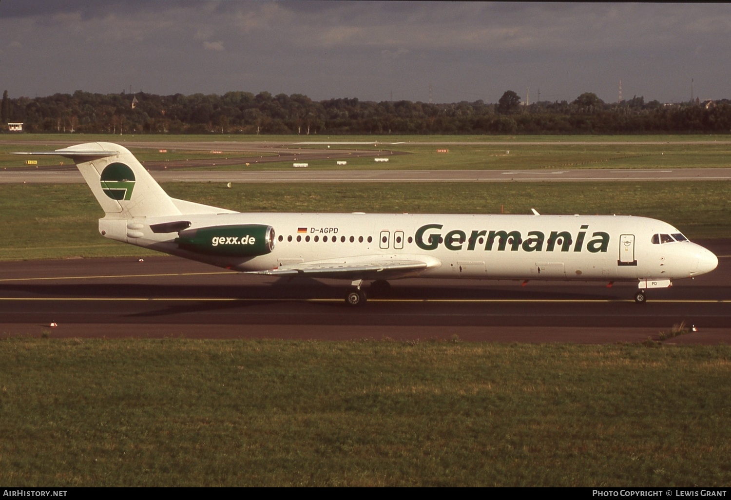 Aircraft Photo of D-AGPD | Fokker 100 (F28-0100) | Germania | AirHistory.net #722415