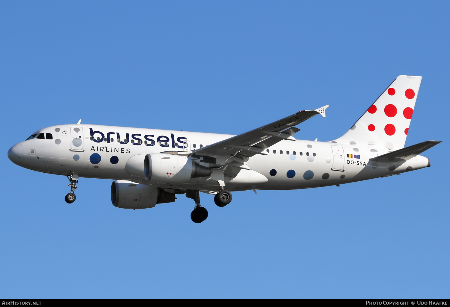 Aircraft Photo of OO-SSA | Airbus A319-111 | Brussels Airlines | AirHistory.net #722443