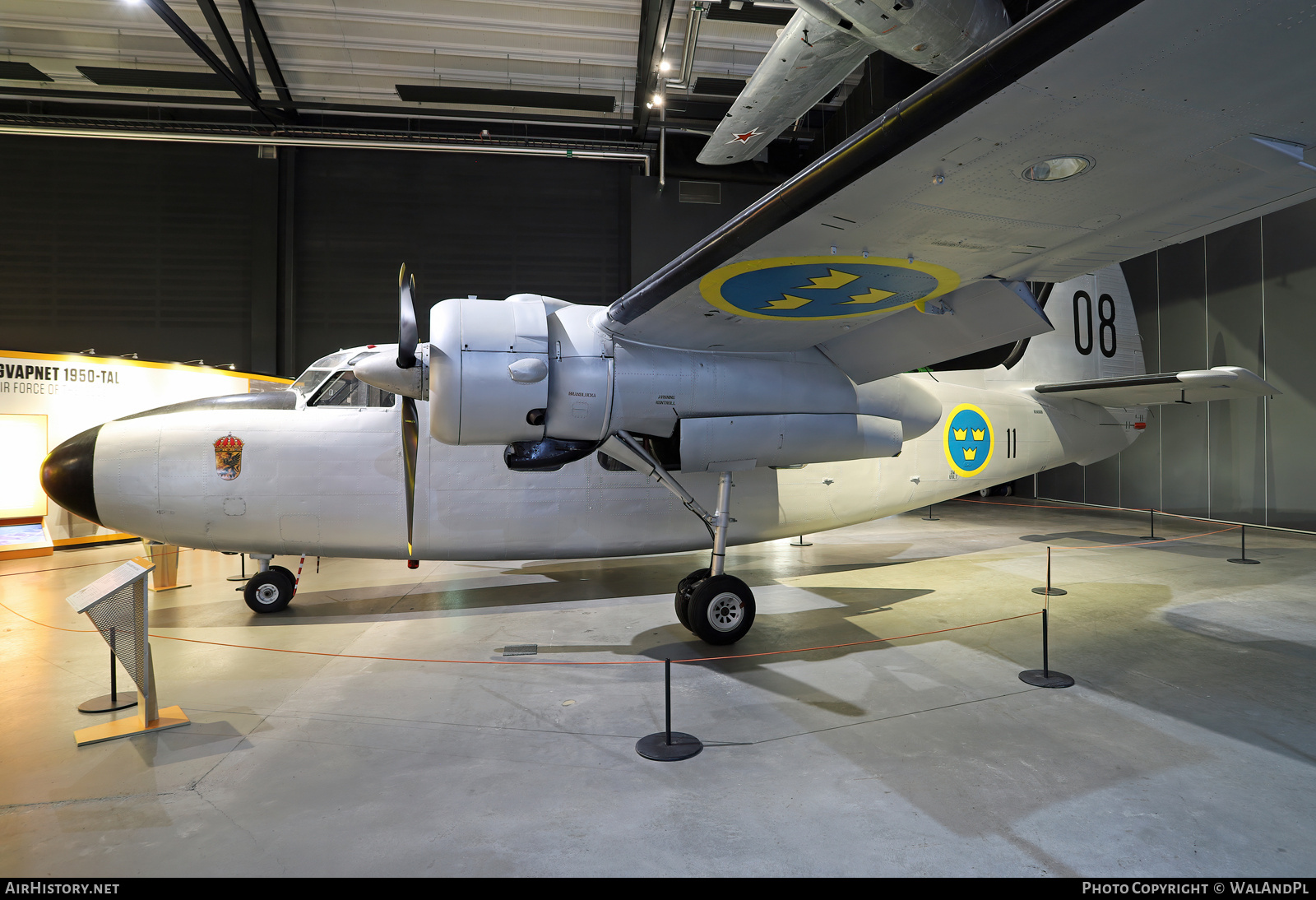 Aircraft Photo of 83008 | Hunting-Percival Tp83 Pembroke | Sweden - Air Force | AirHistory.net #722487