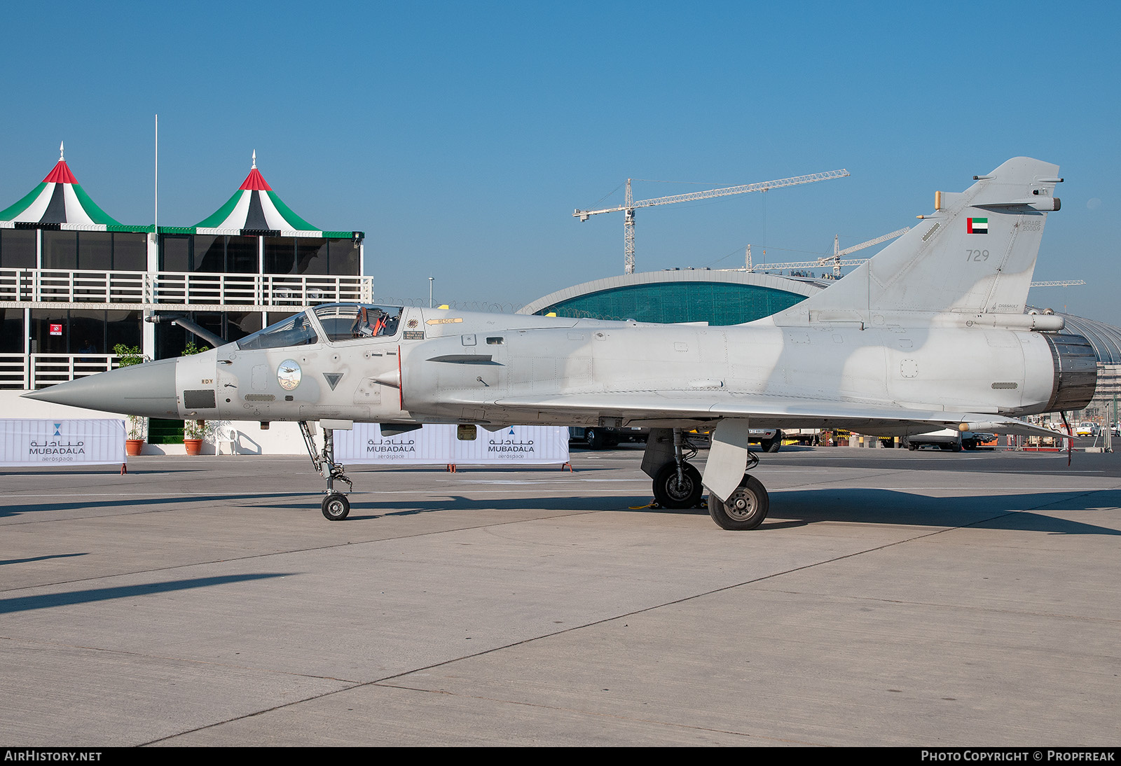 Aircraft Photo of 729 | Dassault Mirage 2000-9EAD | United Arab Emirates - Air Force | AirHistory.net #722505