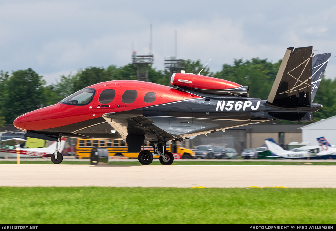 Aircraft Photo of N56PJ | Cirrus SF-50 Vision G2+ Arrivee | AirHistory.net #722528