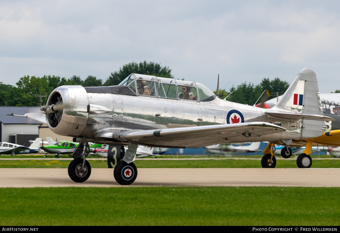 Aircraft Photo of N52494 | North American Harvard Mk4 | Canada - Air Force | AirHistory.net #722532