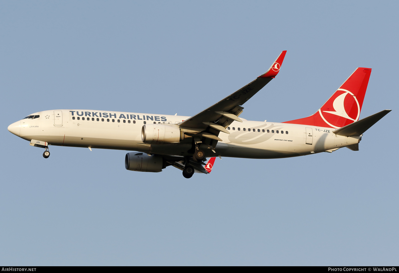 Aircraft Photo of TC-JZE | Boeing 737-8F2 | Turkish Airlines | AirHistory.net #722601