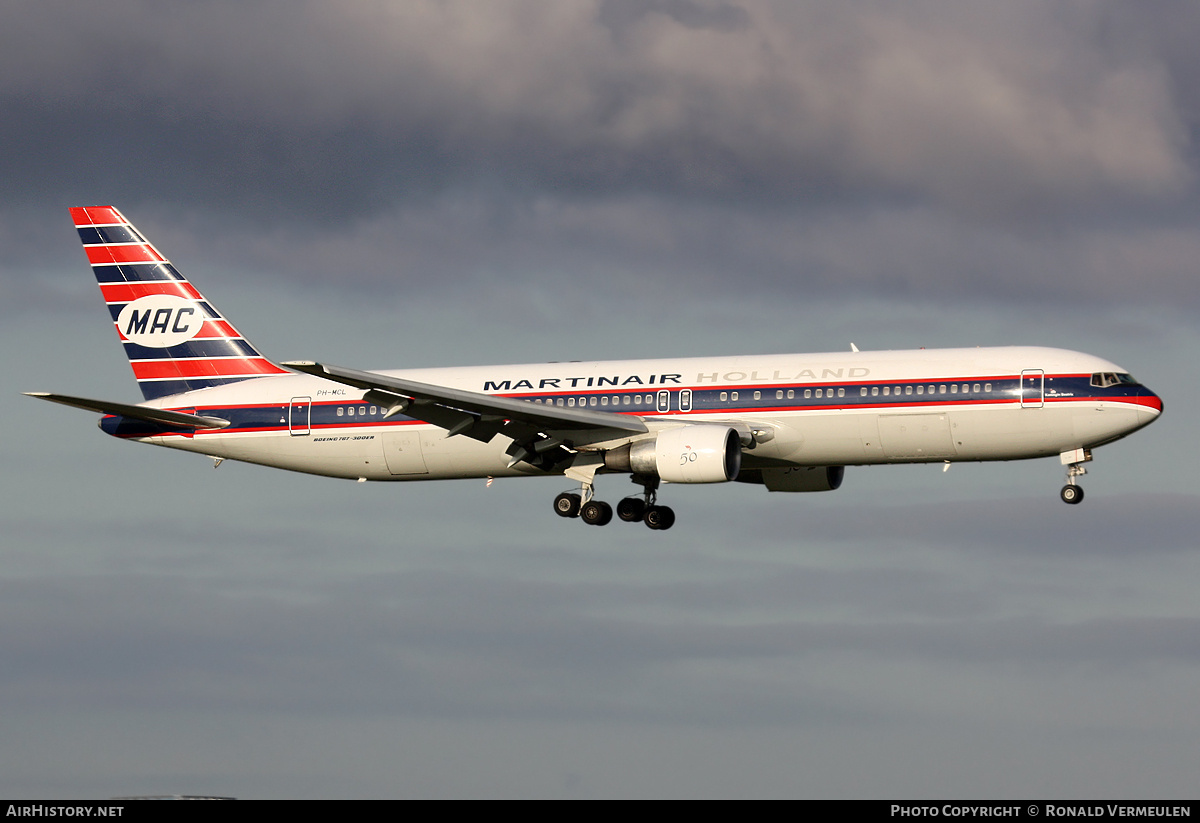 Aircraft Photo of PH-MCL | Boeing 767-31A/ER | Martinair | Martinair Holland | AirHistory.net #722625