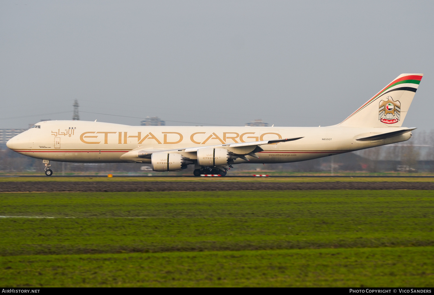 Aircraft Photo of N855GT | Boeing 747-87UF/SCD | Etihad Airways Cargo | AirHistory.net #722649