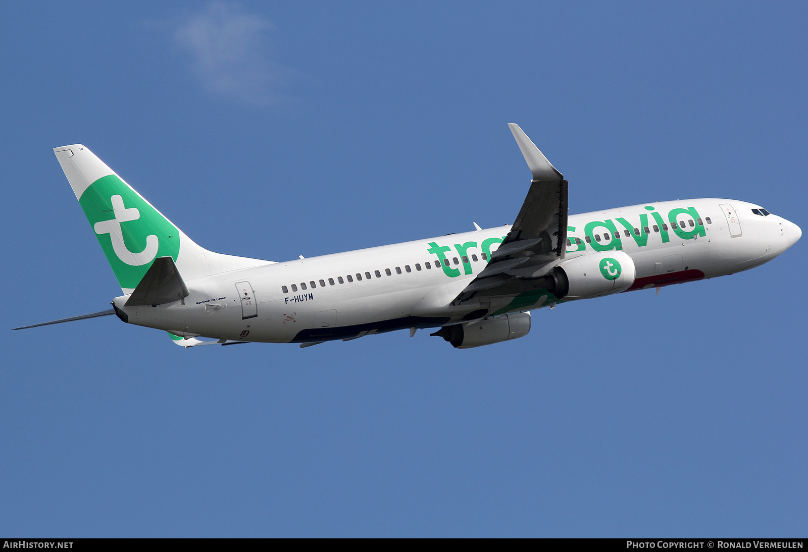 Aircraft Photo of F-HUYM | Boeing 737-86N | Transavia | AirHistory.net #722661
