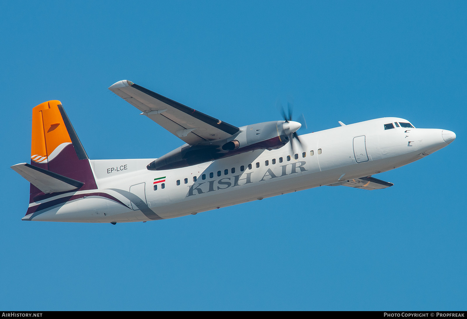 Aircraft Photo of EP-LCE | Fokker 50 | Kish Air | AirHistory.net #722672