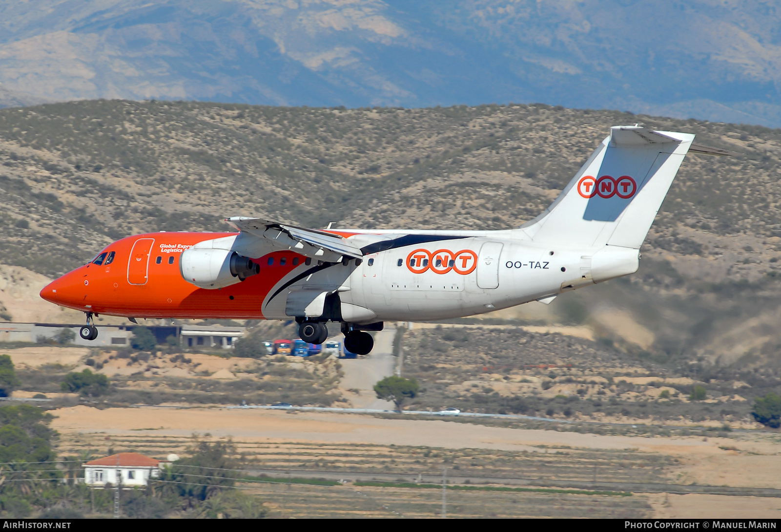 Aircraft Photo of OO-TAZ | British Aerospace BAe-146-200QC | TNT Airways | AirHistory.net #722675