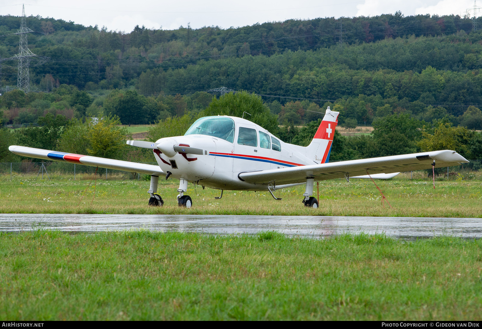 Aircraft Photo of HB-EHS | Beech C23 Sundowner 180 | AirHistory.net #722688