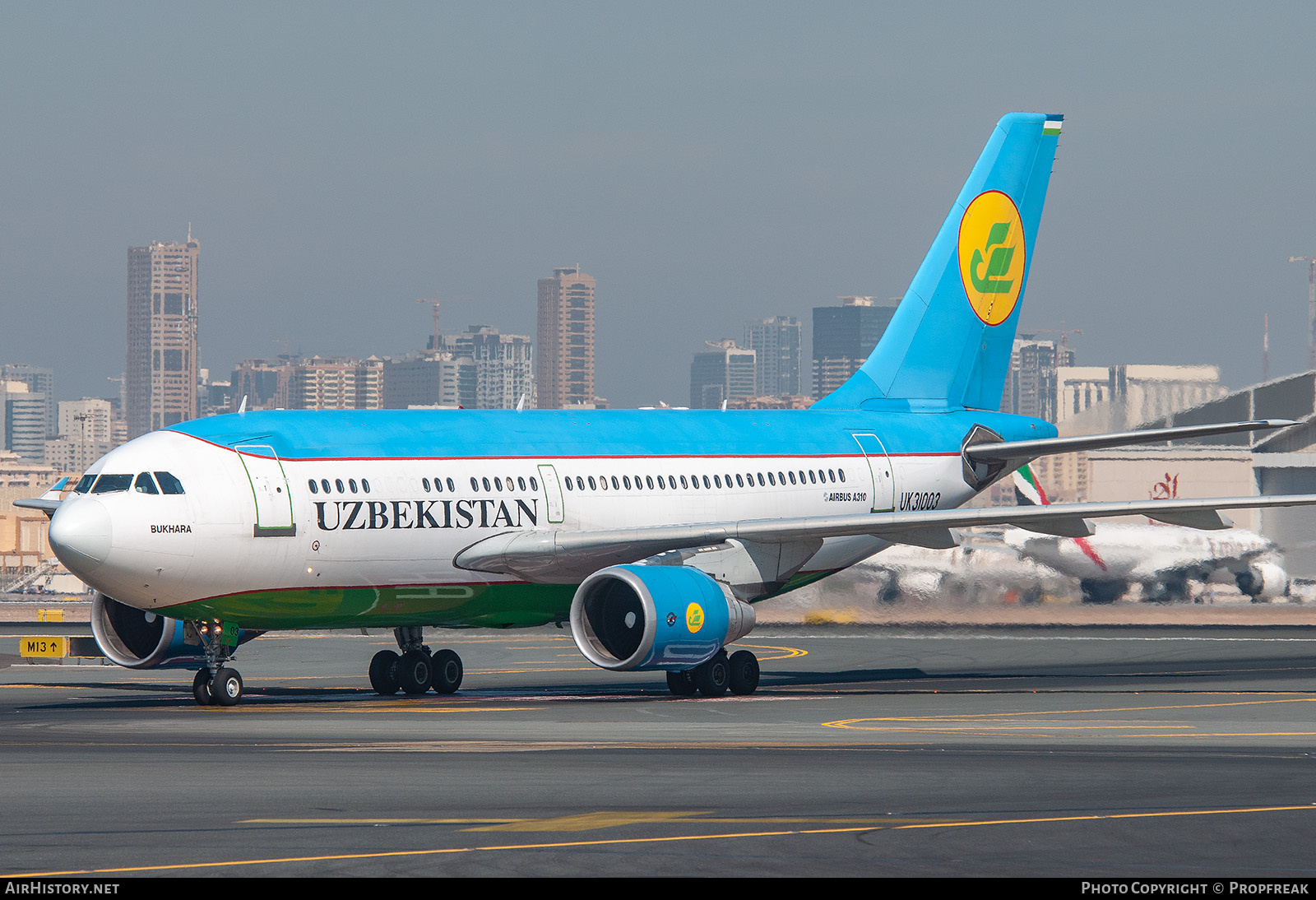 Aircraft Photo of UK-31003 | Airbus A310-324 | Uzbekistan Airways | AirHistory.net #722695