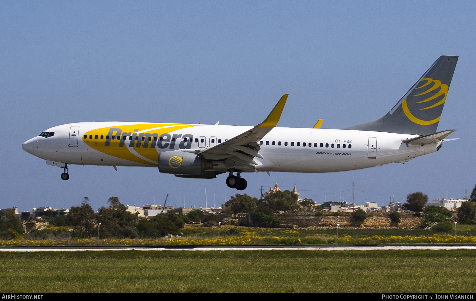 Aircraft Photo of OY-PSE | Boeing 737-809 | Primera Air | AirHistory.net #722723