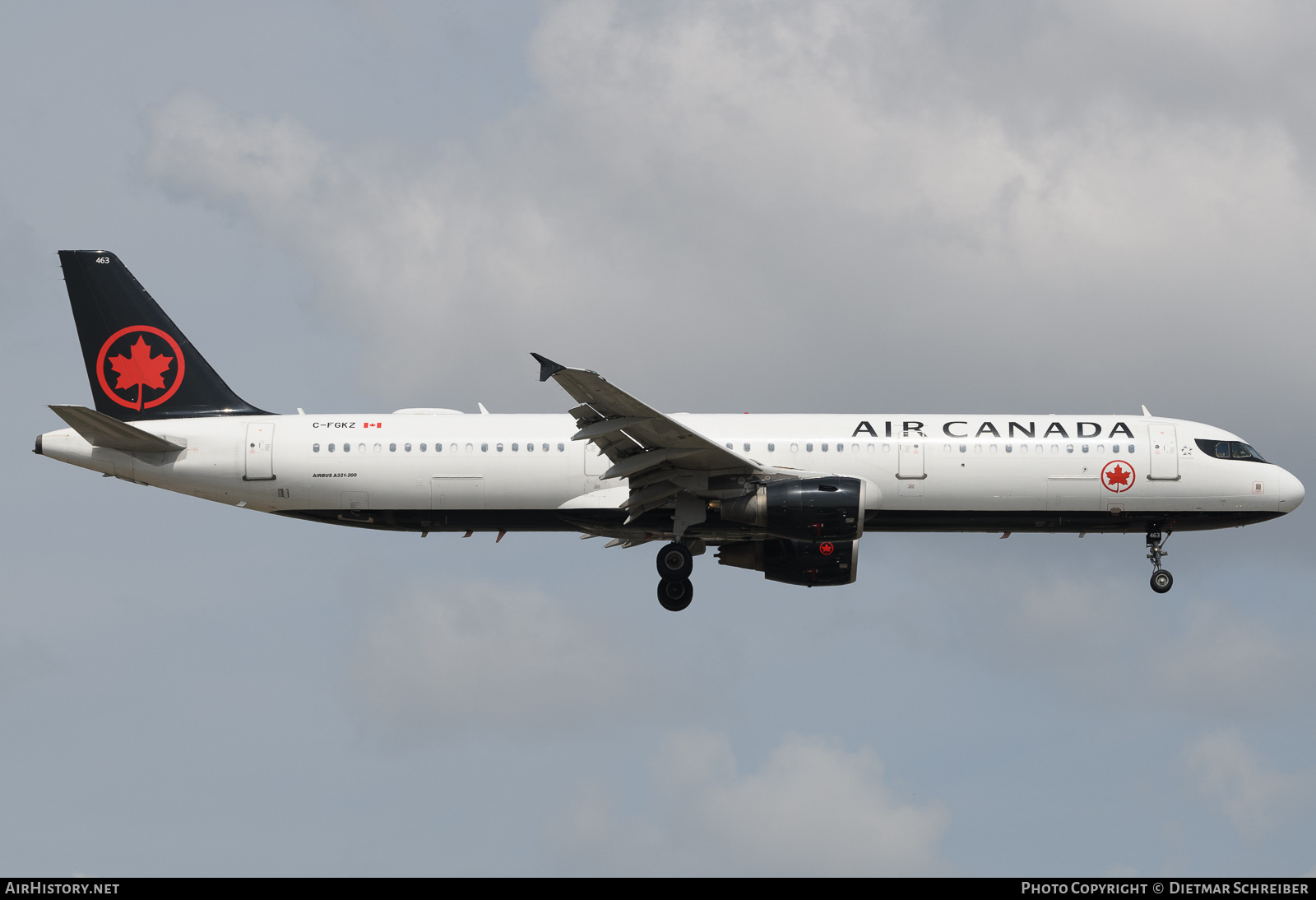 Aircraft Photo of C-FGKZ | Airbus A321-212 | Air Canada | AirHistory.net #722772