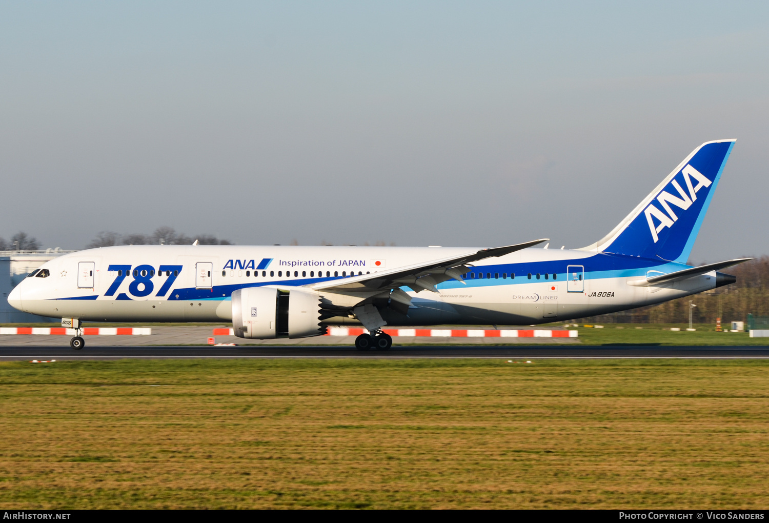 Aircraft Photo of JA806A | Boeing 787-8 Dreamliner | All Nippon Airways - ANA | AirHistory.net #722800