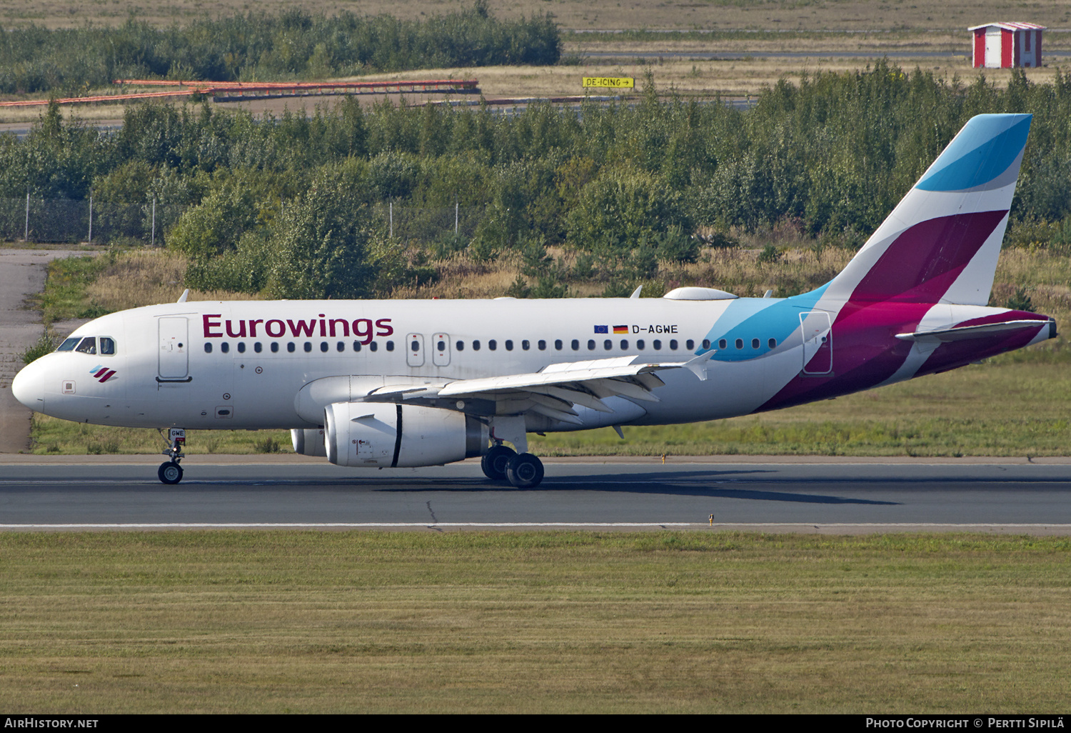 Aircraft Photo of D-AGWE | Airbus A319-132 | Eurowings | AirHistory.net #722835