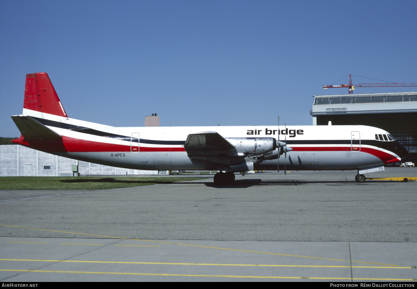 Aircraft Photo of G-APES | Vickers 953C Merchantman | Air Bridge | AirHistory.net #722841