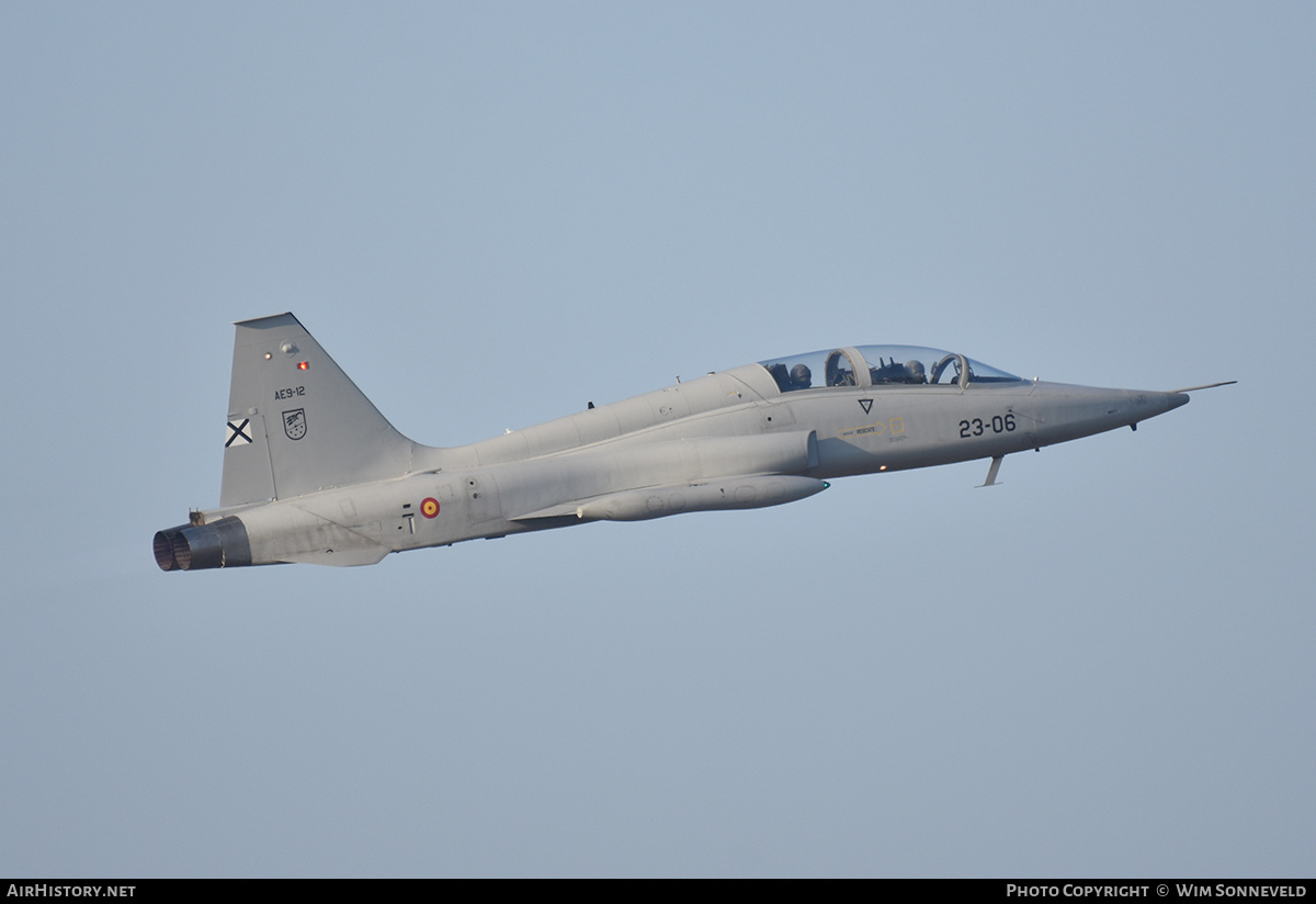 Aircraft Photo of AE.9-12 | Northrop SF-5B(M) Freedom Fighter | Spain - Air Force | AirHistory.net #722926