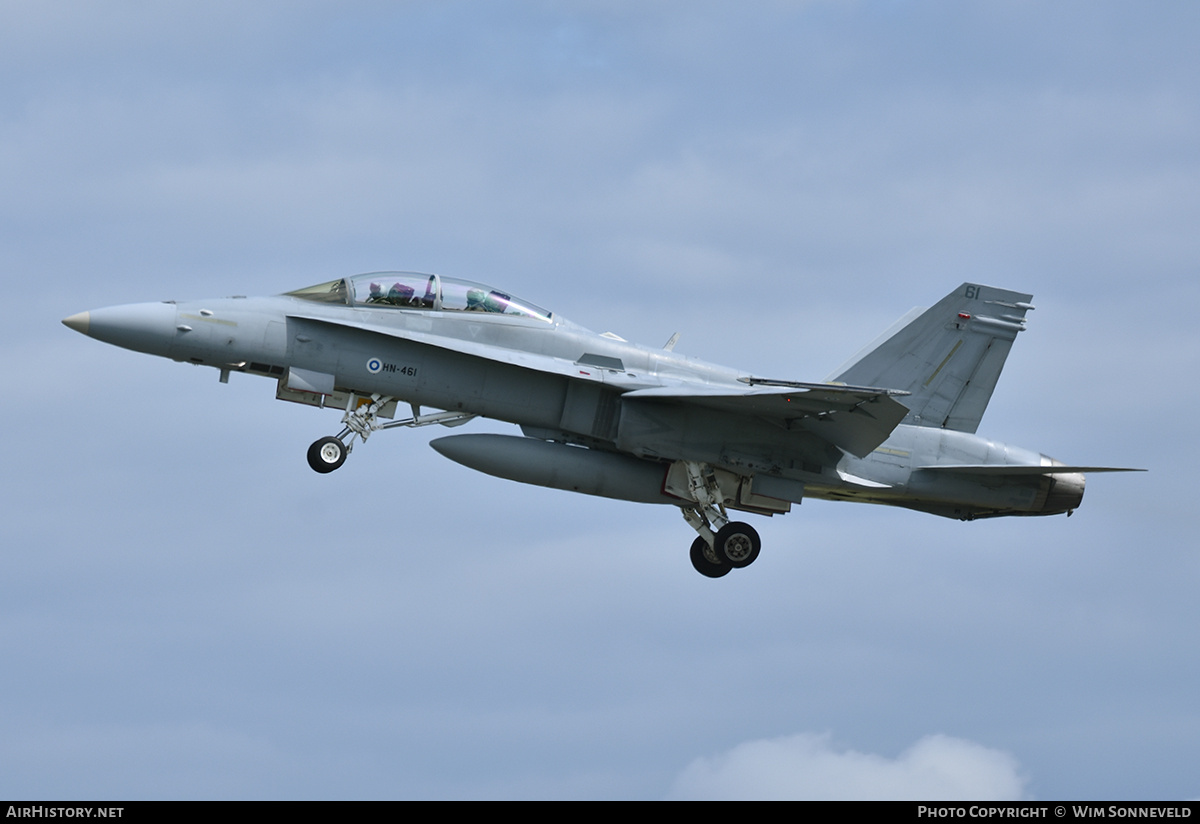 Aircraft Photo of HN-461 | McDonnell Douglas F/A-18D Hornet | Finland - Air Force | AirHistory.net #722932
