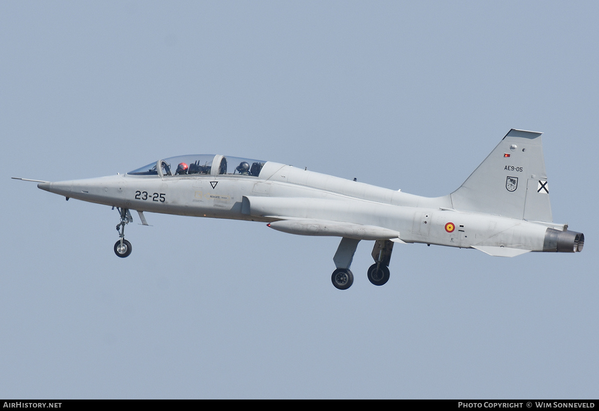 Aircraft Photo of AE.9-05 | Northrop SF-5B(M) Freedom Fighter | Spain - Air Force | AirHistory.net #722947