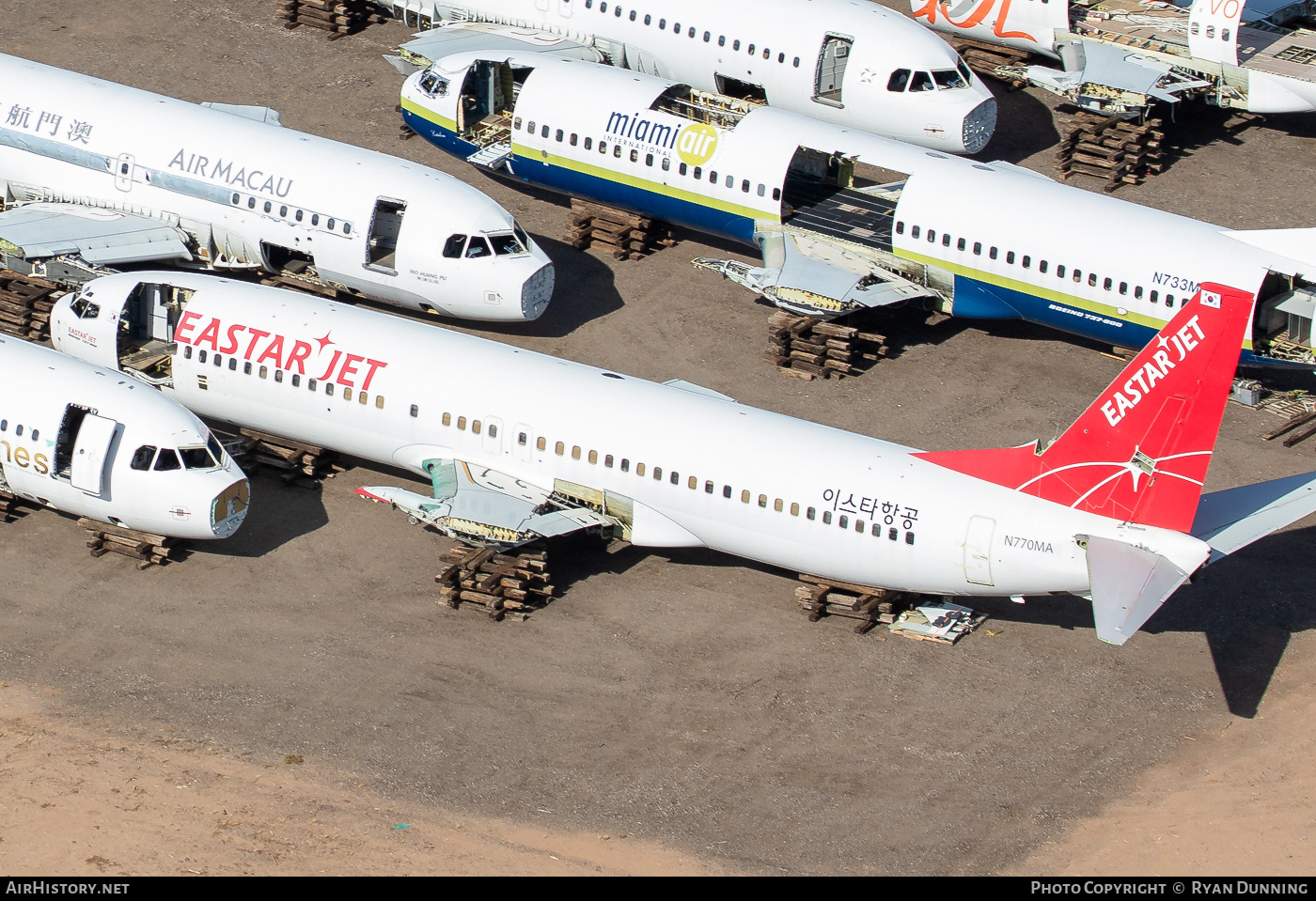Aircraft Photo of N770MA | Boeing 737-86N | Eastar Jet | AirHistory.net #722950