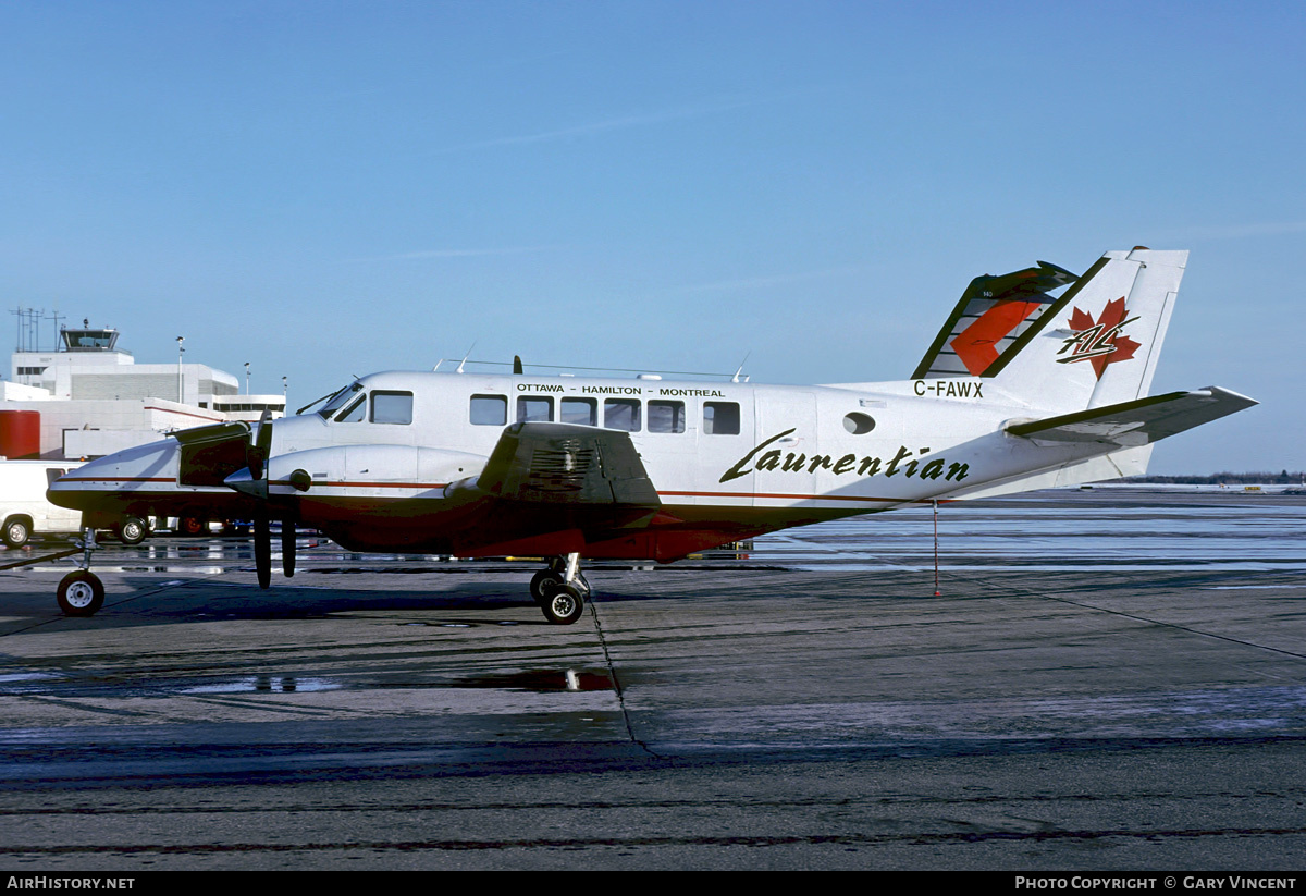 Aircraft Photo of C-FAWX | Beech 99 Airliner | Laurentian Air Services | AirHistory.net #722954