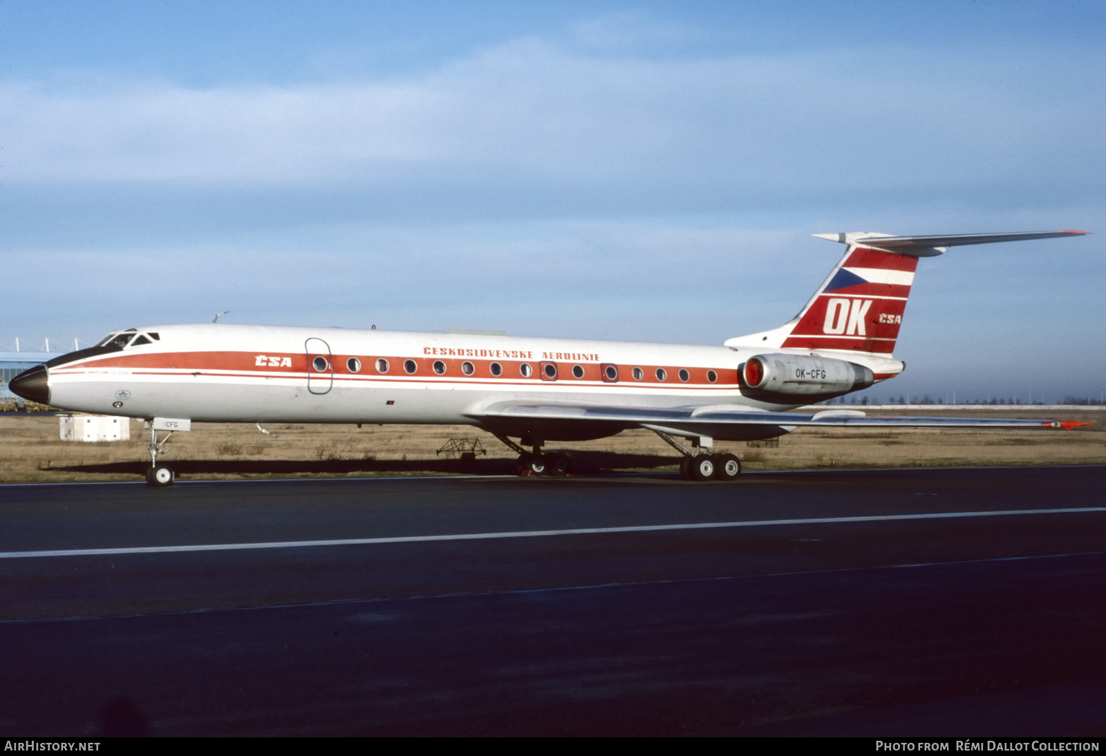 Aircraft Photo of OK-CFG | Tupolev Tu-134A | ČSA - Československé Aerolinie - Czechoslovak Airlines | AirHistory.net #722967