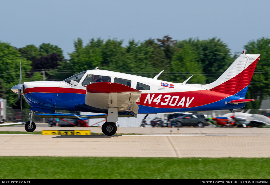 Aircraft Photo of N430AV | Piper PA-28R-200 Cherokee Arrow II | AirHistory.net #722991