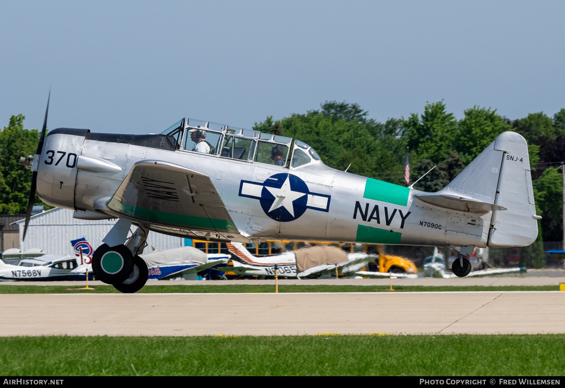 Aircraft Photo of N7090C | North American SNJ-4 Texan | USA - Navy | AirHistory.net #723020