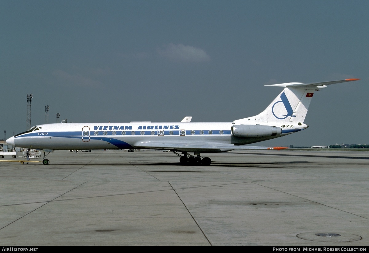 Aircraft Photo of VN-A110 | Tupolev Tu-134A | Vietnam Airlines | AirHistory.net #723021