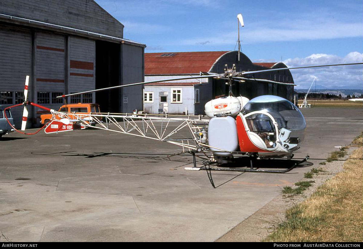 Aircraft Photo of ZK-HDF | Bell 47G-4A | Helicopters NZ | AirHistory.net #723023