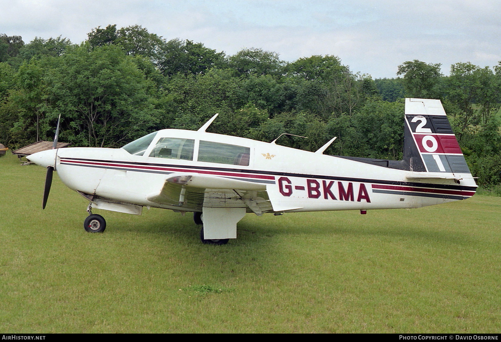 Aircraft Photo of G-BKMA | Mooney M-20J 201 | AirHistory.net #723116