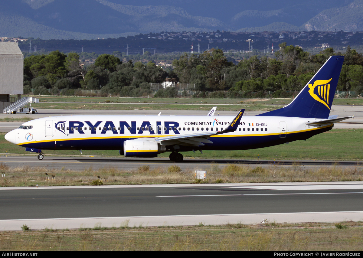 Aircraft Photo of EI-EKJ | Boeing 737-8AS | Ryanair | AirHistory.net #723178