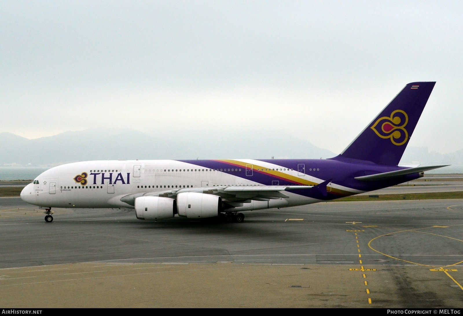 Aircraft Photo of HS-TUB | Airbus A380-841 | Thai Airways International | AirHistory.net #723229