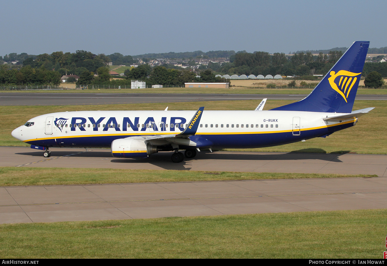 Aircraft Photo of G-RUKK | Boeing 737-8AS | Ryanair | AirHistory.net #723255